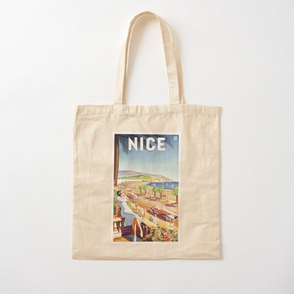 Item preview, 1935 Nice France Travel Poster designed and sold by retrographics.