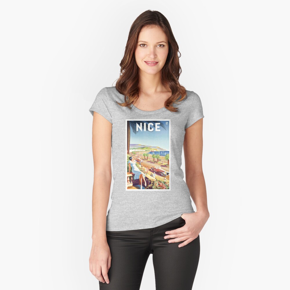 Item preview, Fitted Scoop T-Shirt designed and sold by retrographics.