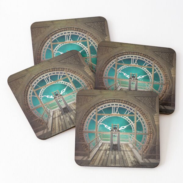 Item preview, Behind a big steampunk clock designed and sold by Ellerslie.