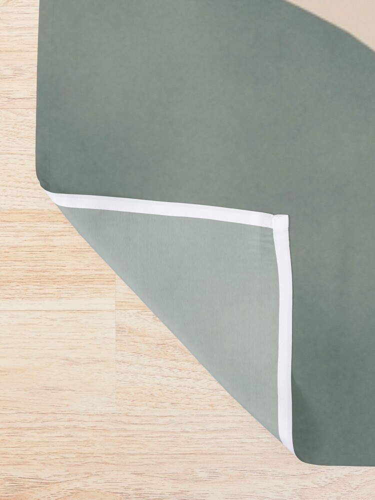 Alternate view of Earth Tones Shapes Shower Curtain
