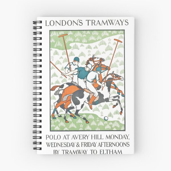 Item preview, 1923 London's Tramways Polo Poster designed and sold by retrographics.