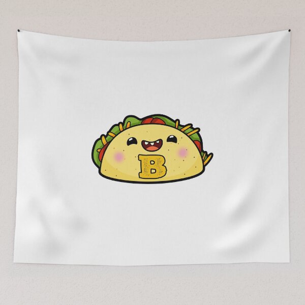 Artikelvorschau, Alphabet Buchstabe B Spec-taco-lar Taco entworfen und verkauft von kidsmonogram.
