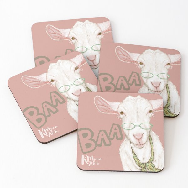 Item preview, Baa Baa Goat (Pink) designed and sold by kmoonart.