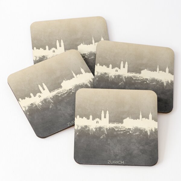 Item preview, Zurich Switzerland Skyline designed and sold by ArtPrints.
