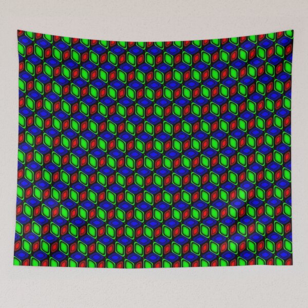 Item preview, 3D cube pattern Colorful designed and sold by PM-Artistic.