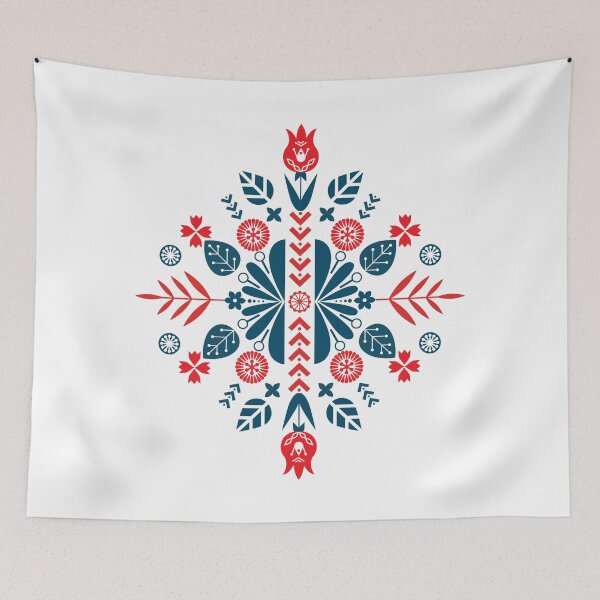 Item preview, Scandinavian Folk Patterns designed and sold by NordicStudio.