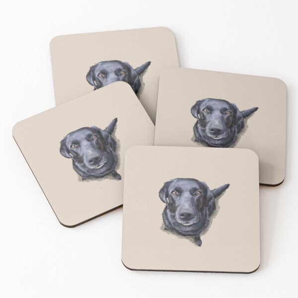 Jacob the Labrador Retriever Coasters (Set of 4)