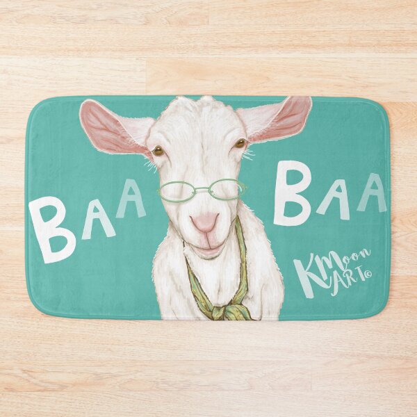 Item preview, Baa Baa Goat (Turquoise Green) designed and sold by kmoonart.
