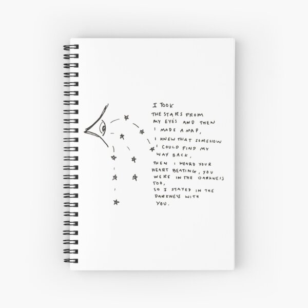 cosmic love xx Spiral Notebook