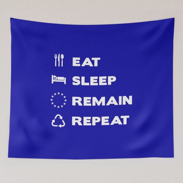 Item preview, Eat Sleep Remain Repeat designed and sold by Civil-Woke.