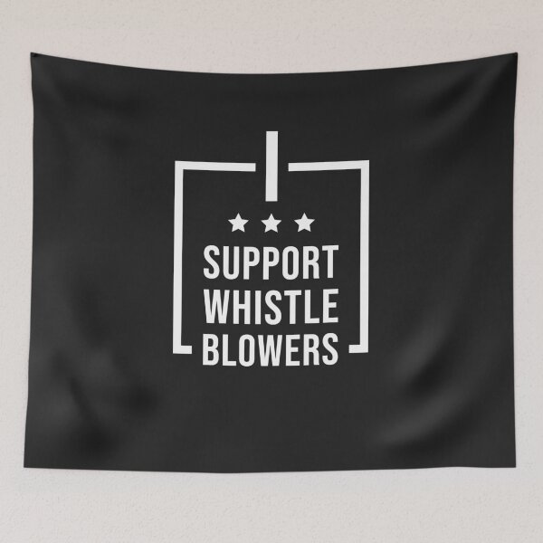 Item preview, I Support Whistleblowers Whistle Blower designed and sold by deichmonster.