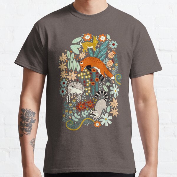Textured Woodland Pattern Classic T-Shirt