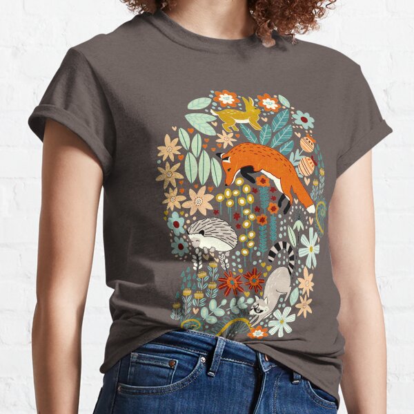 Textured Woodland Pattern Classic T-Shirt