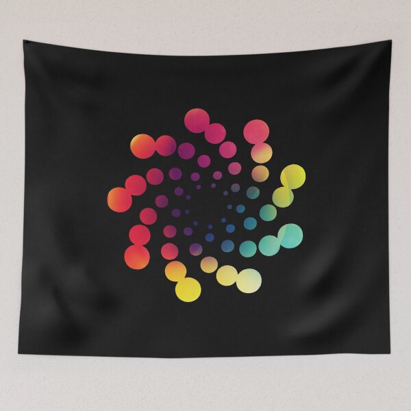 Item preview, Dots hurricane colorful hypnotizing spiral  designed and sold by alenaz.