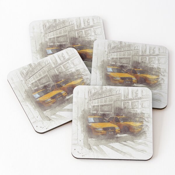 Item preview, NYC Yellow Cabs Radio Shack - SKETCH designed and sold by Art-Frankenberg.