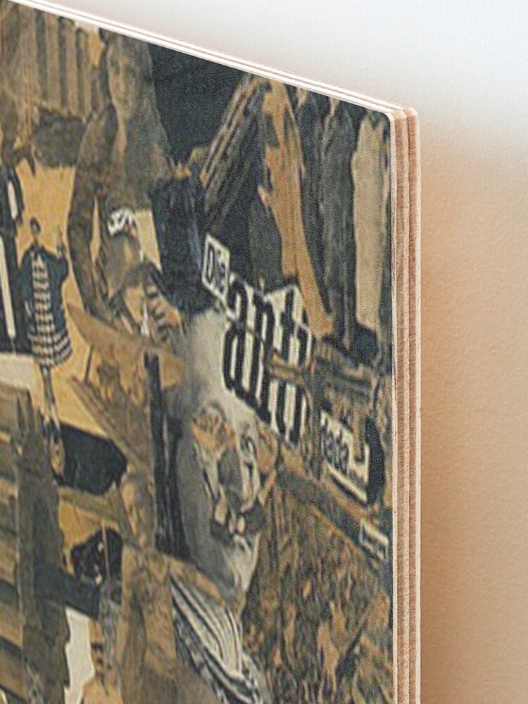 Alternate view of Favourite Artist - Hannah Hoch - Cut with the kitchen Knife through the beer belly of the Weimer republic Mounted Print