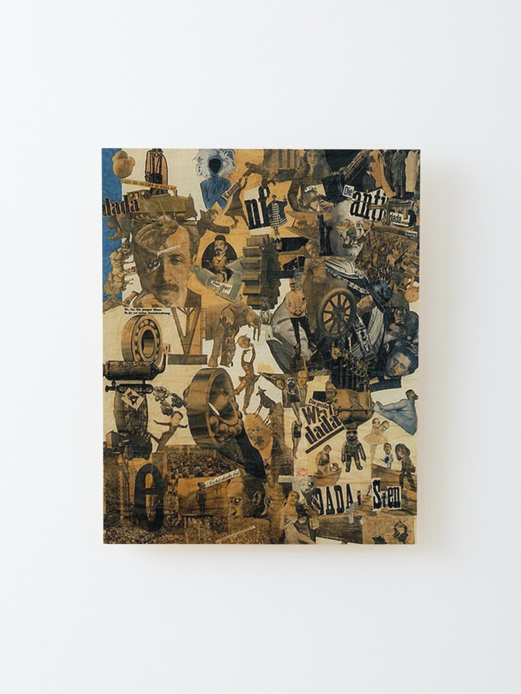 Alternate view of Favourite Artist - Hannah Hoch - Cut with the kitchen Knife through the beer belly of the Weimer republic Mounted Print