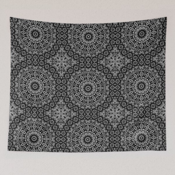 Item preview, Mandala White Camaïeu, motif 2, by Bennydoscope designed and sold by Bennydoscope.