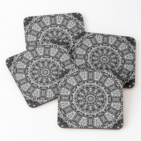 Item preview, Mandala White Camaïeu, motif 3, by Bennydoscope designed and sold by Bennydoscope.
