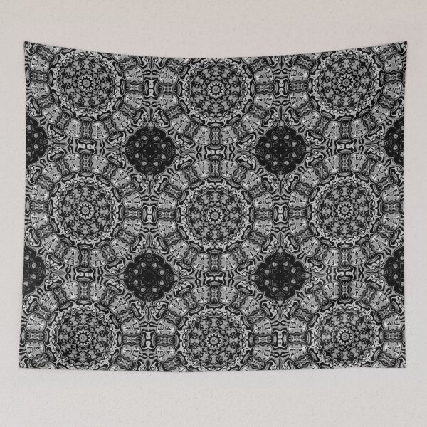 Item preview, Mandala White Camaïeu, motif 3, by Bennydoscope designed and sold by Bennydoscope.