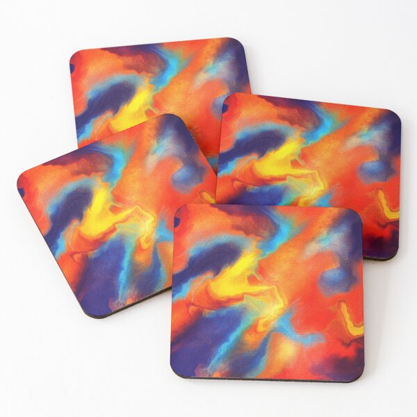 Item preview, Orange and blue abstract designed and sold by melmajor.
