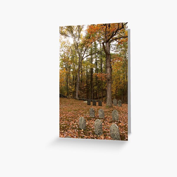 Item preview, An Autumnal Cemetery in New England designed and sold by bjfrenchphoto.