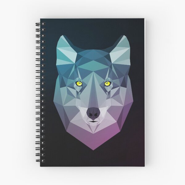 Item preview, Low Poly Wolf designed and sold by doodleduck.