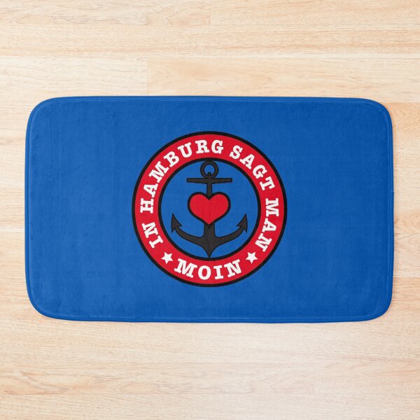 Item preview, In Hamburg they say MOIN Anker Herz 76 designed and sold by Margarita-Art.
