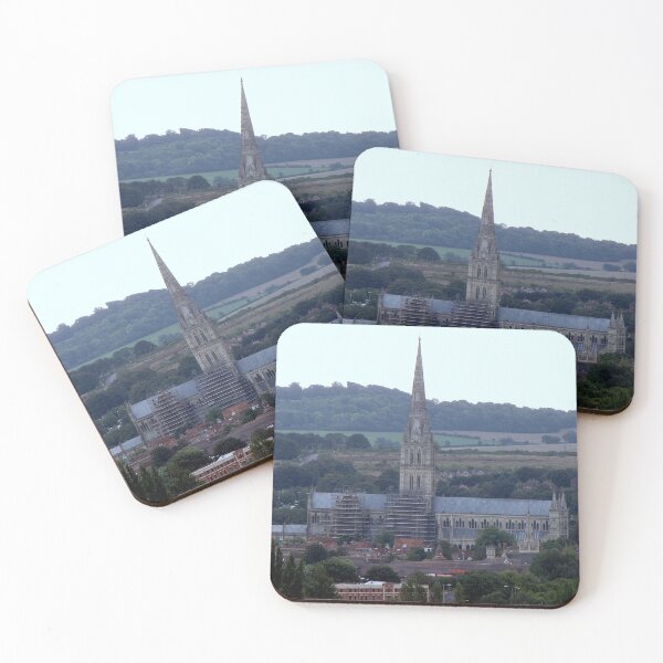 Item preview, Salisbury Cathedral in  the distance designed and sold by Sharon Perrett.