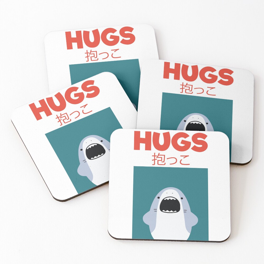 Hugs! Coasters (Set of 4)