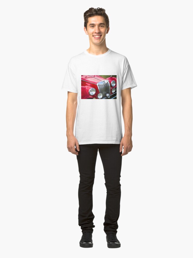 Alternate view of Red MGA Vintage Classic Sports Car Classic T-Shirt