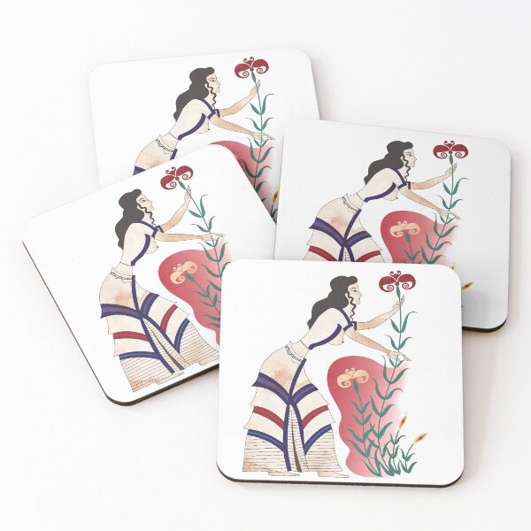 Item preview, Niña minoica con flores designed and sold by Lefteris Betsis.