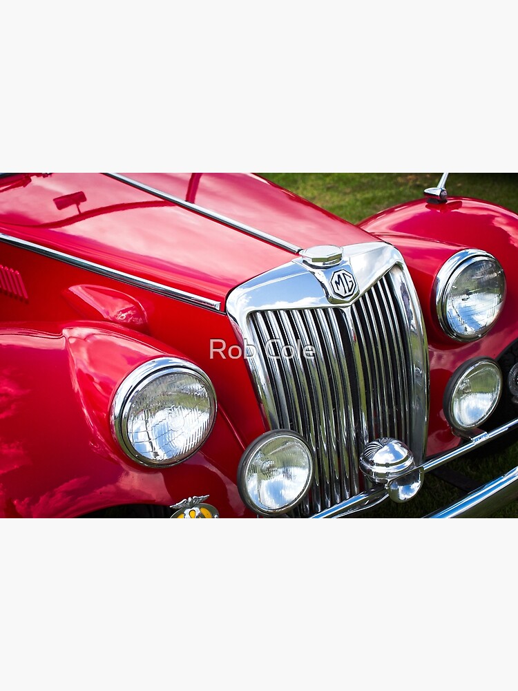 MG Classic Sports Car Front Grille Badge Photograph Picture Poster Print