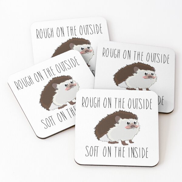 Item preview, Rough outside soft inside hedgehog designed and sold by nmdesigns1.