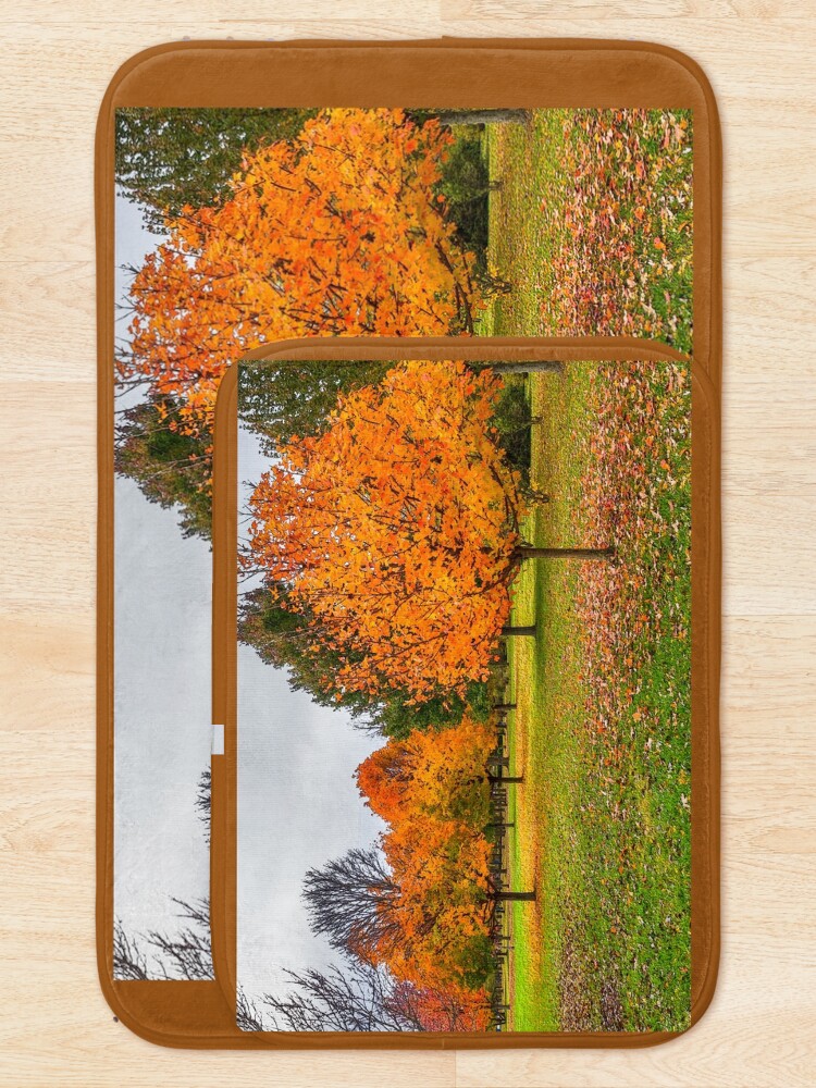 Thumbnail 5 of 6, Bath Mat, Autumn In Springfield designed and sold by mljdwhite.