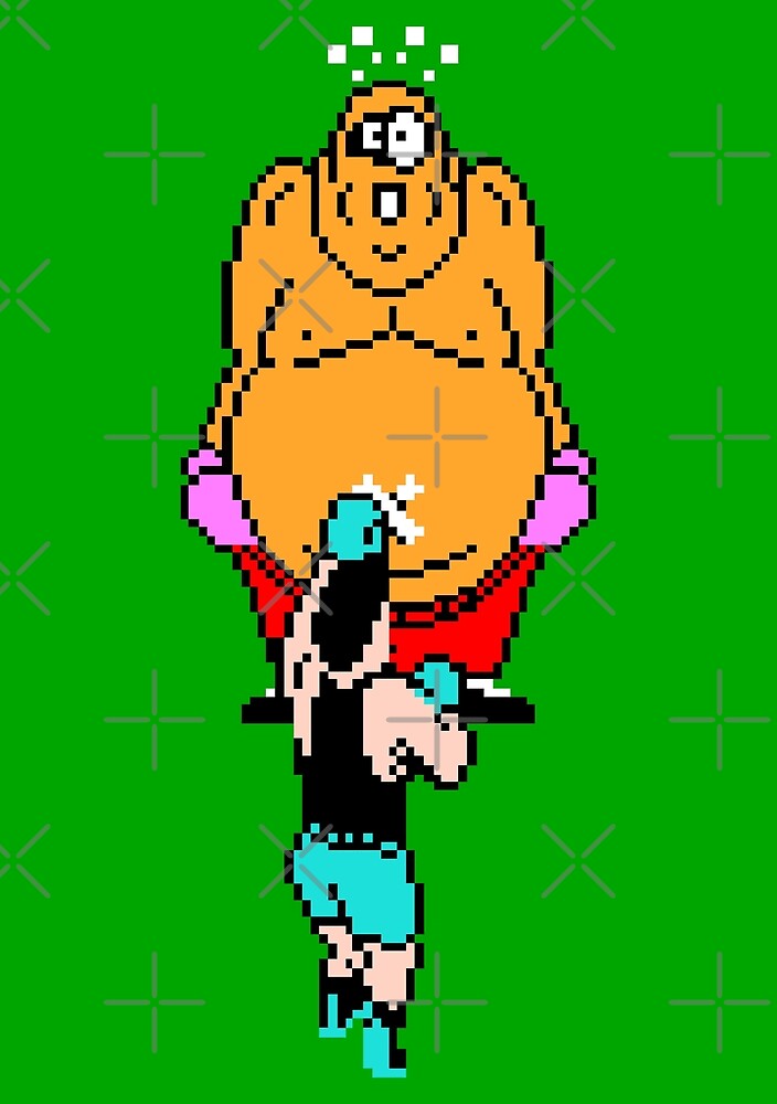 "Punch Out King Hippo" by dutyfreak Redbubble