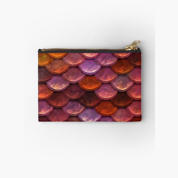 Item preview, Shimmering  scale pattern in orange and red tones designed and sold by sosweet.