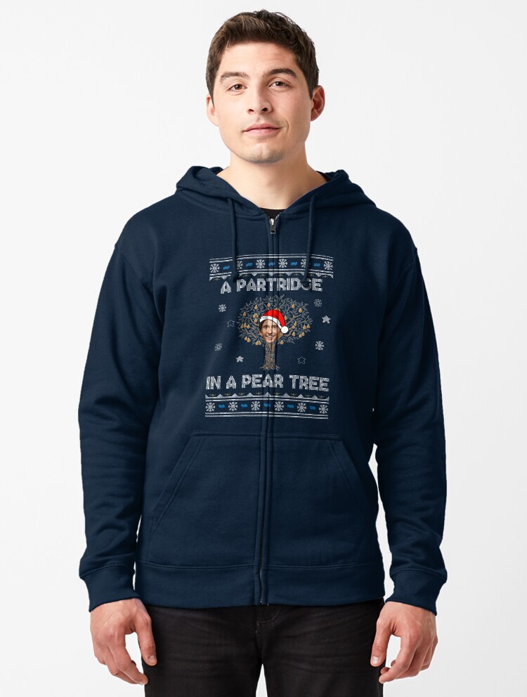 Thumbnail 1 von 5, Kapuzenjacke, Alan Rebhuhn In Einem Birnenbaum Weihnachten designt und verkauft von BrotherOfPerl.