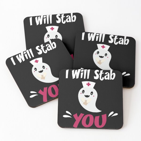 Item preview, Cute I will stab you Boo Boo Crew Nurse Ghost Fun women Gift for Halloween Lover 2019 designed and sold by SurgicalDesign.