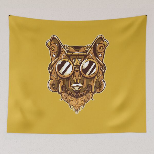 Item preview, Wolf with steampunk mask  designed and sold by FFelder.
