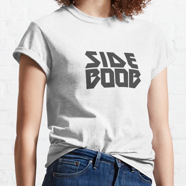Womens Sexy Big Boobs Printed Short Sleeve Tee Shirt Tops Crew Neck Cute 3D  Boob Summer T Shirts Plus Size(A-L)