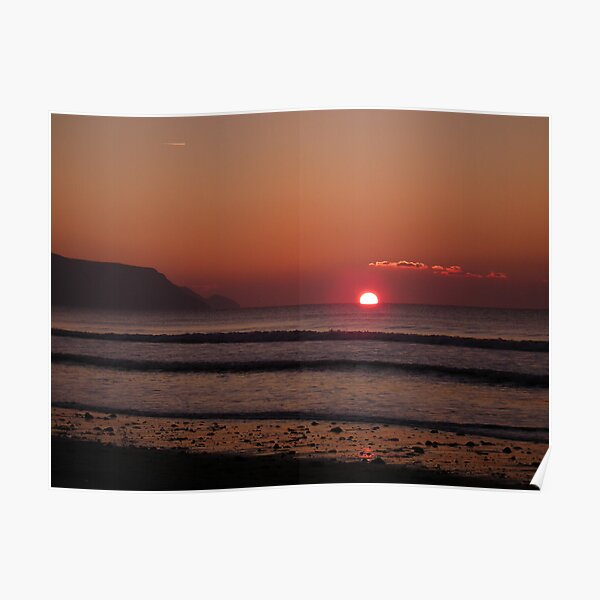Cornish Sunset 02 Poster