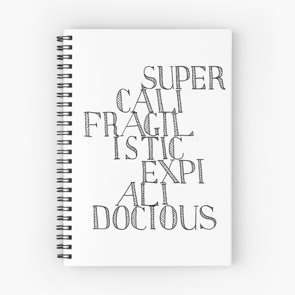Item preview, Supercalifragilisticexpialidocious - Mary Poppins designed and sold by YakArt.