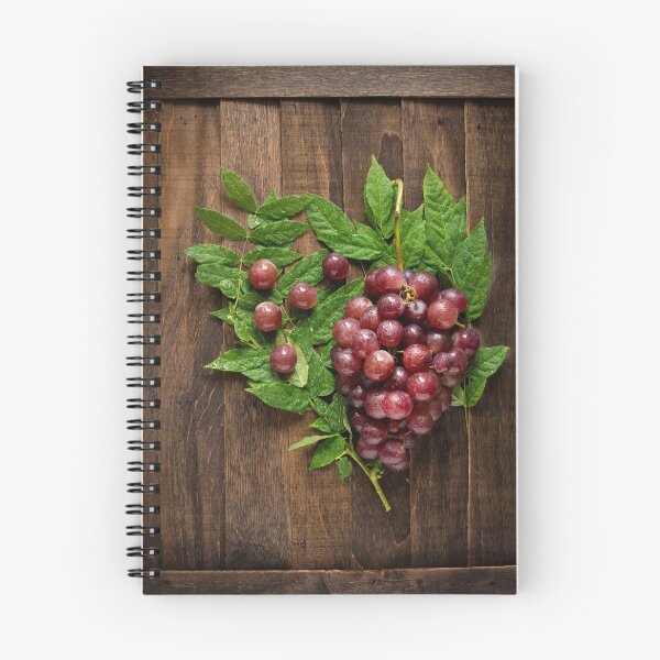 Item preview, red grapes on old wood designed and sold by graphic3000.