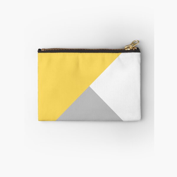 Item preview, Tricolor Silver Gray Mustard Yellow And White III designed and sold by rewstudio.