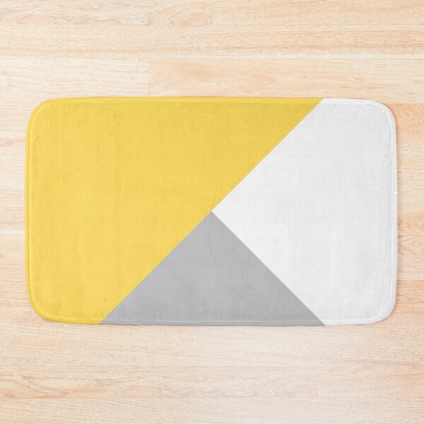 Item preview, Tricolor Silver Gray Mustard Yellow And White III designed and sold by rewstudio.