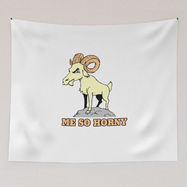 Item preview, Funny Goat Me So Horny designed and sold by Rott515.
