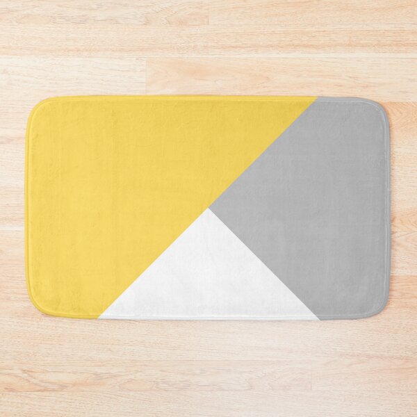 Item preview, Tricolor Silver Gray Mustard Yellow And White IV designed and sold by rewstudio.