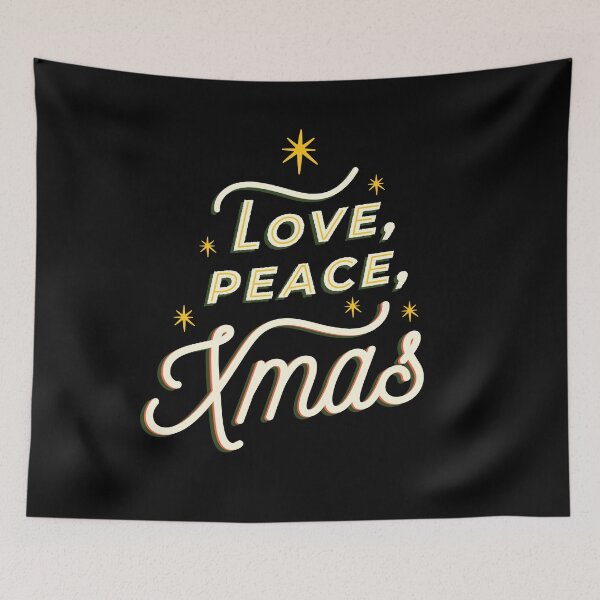 Artikelvorschau, LOVE PEACE XMAS Weihnachten Weihnachtsmann Geschenk T shirt Pullover entworfen und verkauft von Timcito.