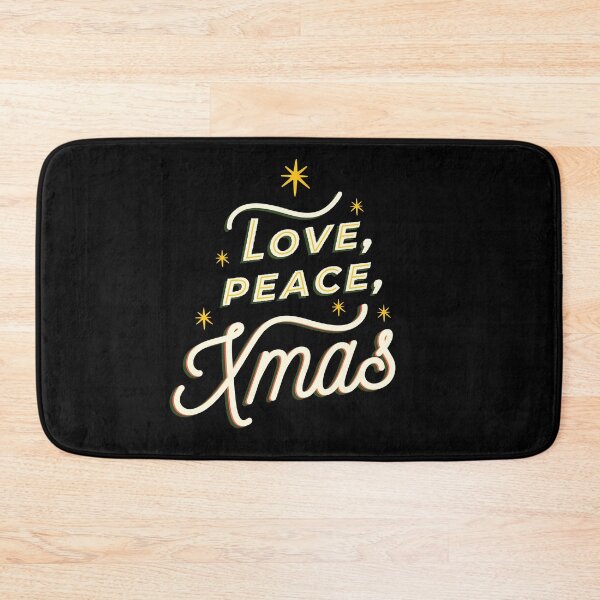 Item preview, LOVE PEACE XMAS CHRISTMAS HAT GIFT T-SHIRT TEE SWEATER CASE STICKER designed and sold by Timcito.
